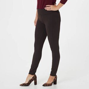 Susan Graver Petite Weekend Premium Stretch Leggings - Size XXSP a369614